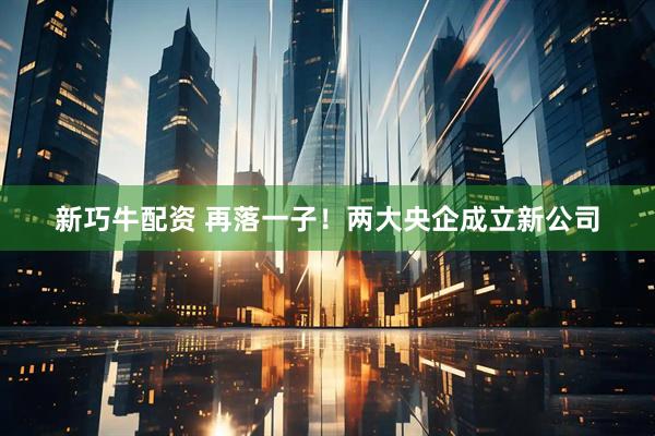 新巧牛配资 再落一子！两大央企成立新公司